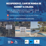 Recuperem el camí de ronda Garbet-Colera – Acció el 6/10